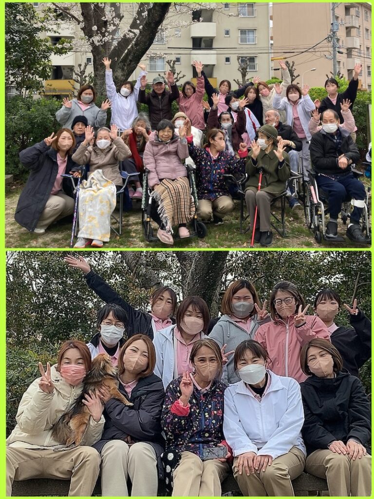 お花見の様子