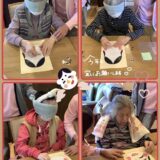 施設の皆さんとお祝い