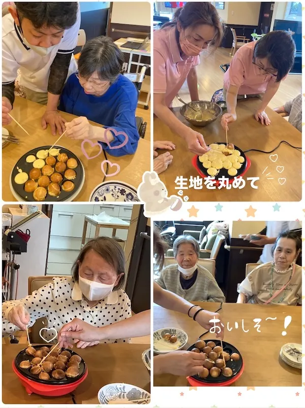 生地を並べて美味しそう。